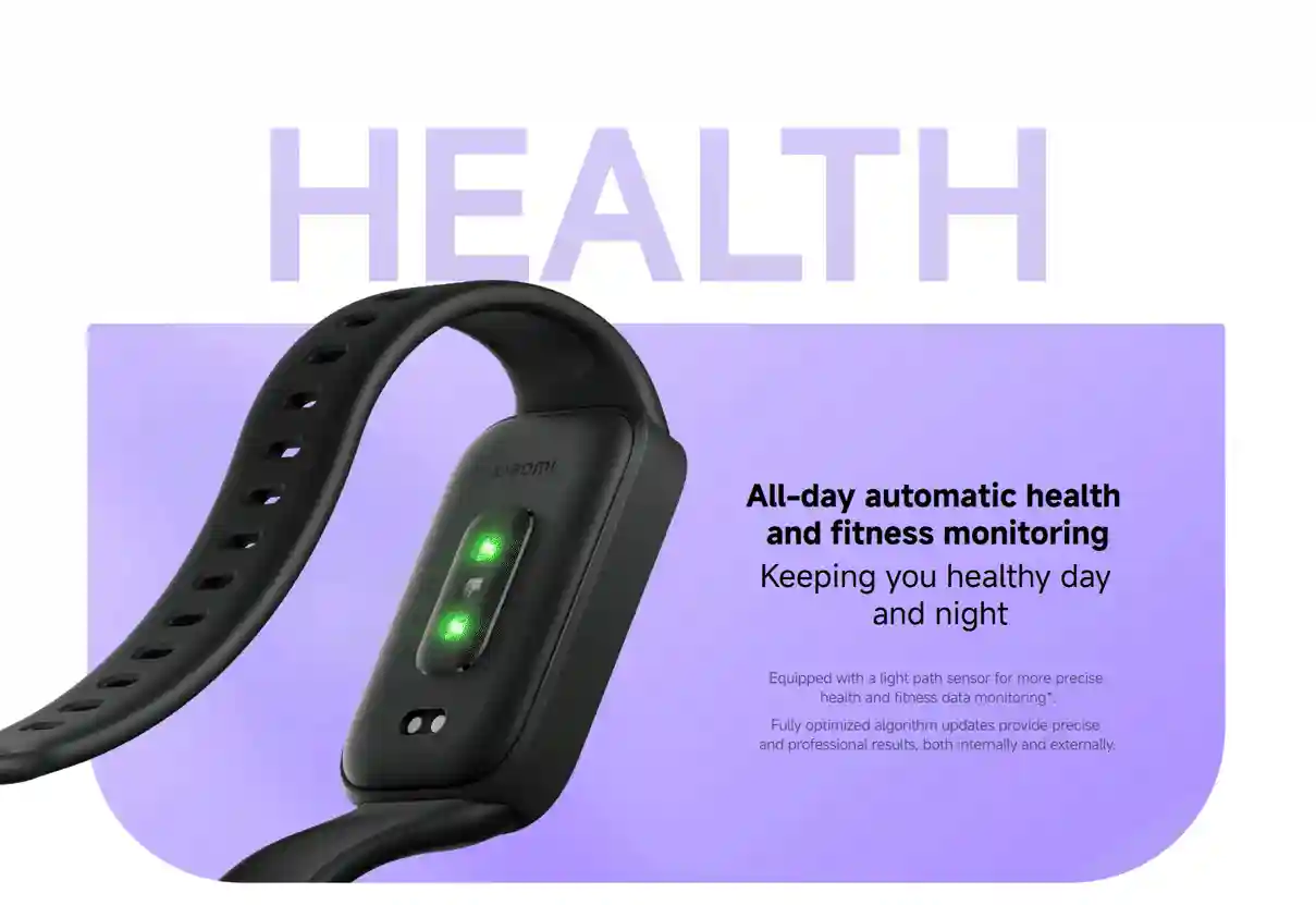 Xiaomi Smart Band 9 Active heart rate monitor