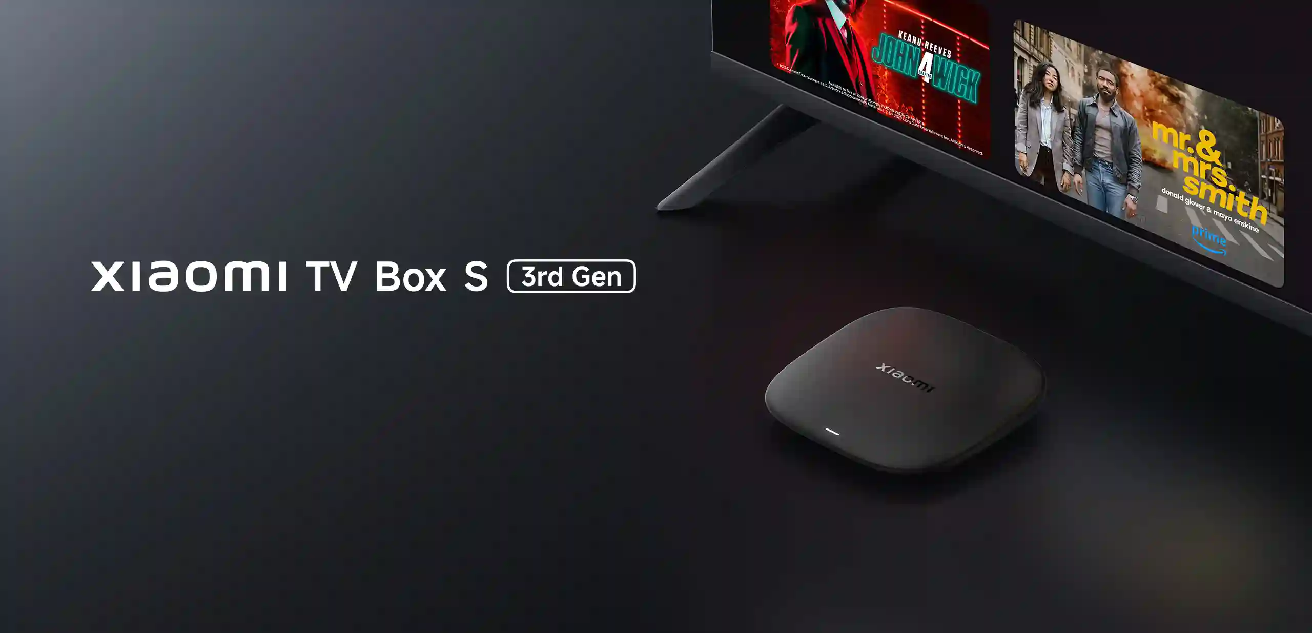 Xiaomi TV Box S 3rd Gen 4K Ultra HD Media Player front view