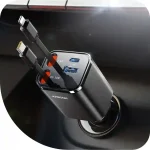 JOYROOM JR-CCL05 Car Charger 4 in 1 Retractable