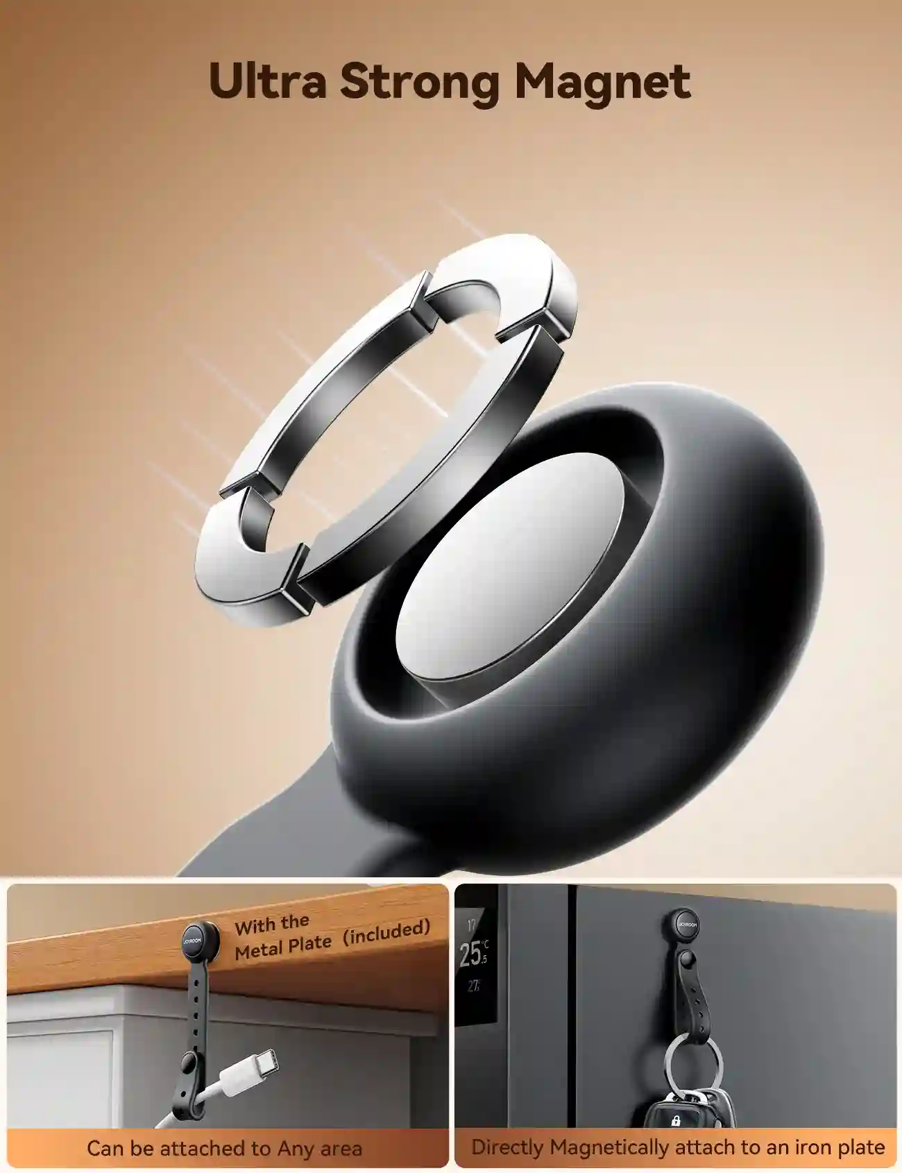 JR-ZS422 Magnetic Cable Tie for Wires