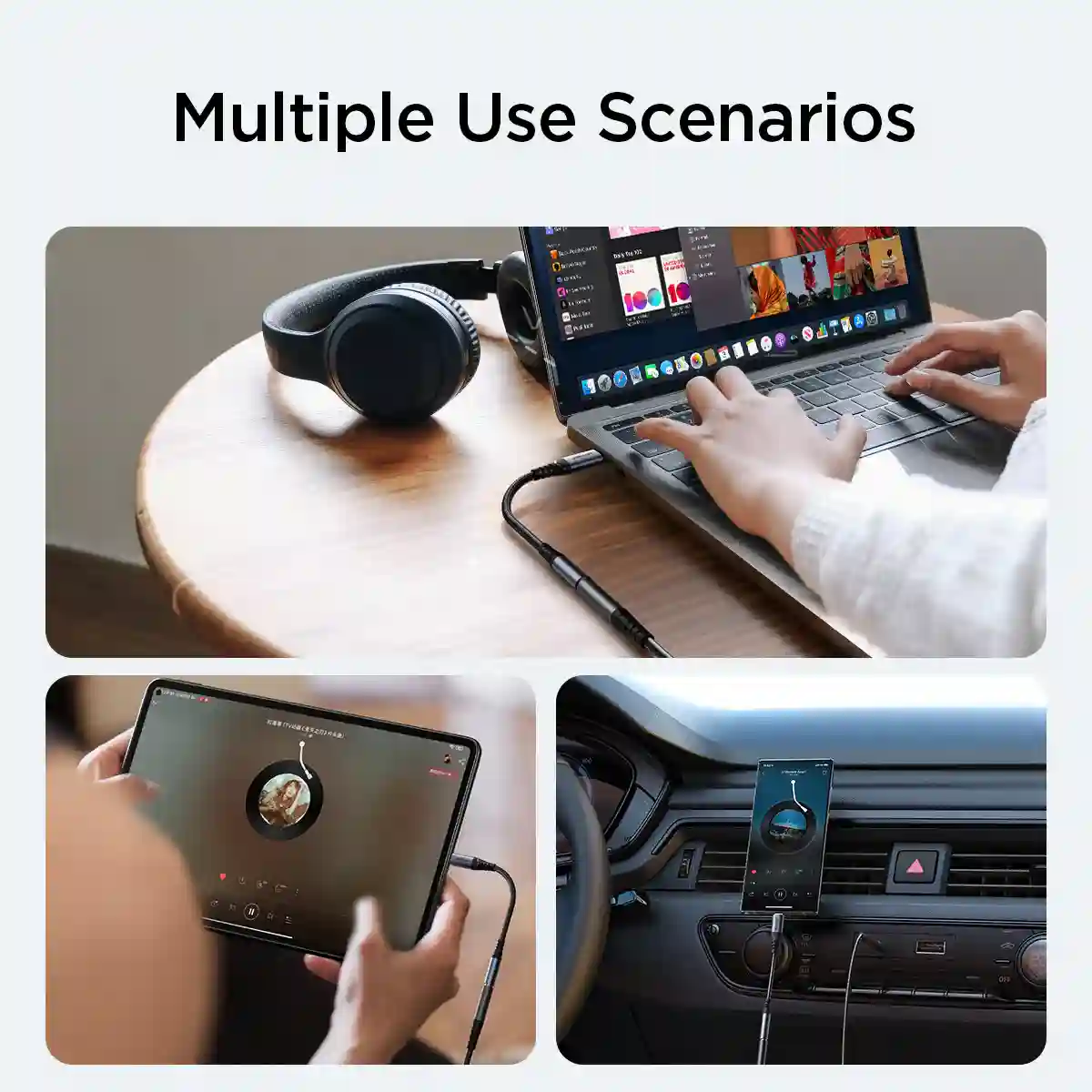 Listen to Music with Joyroom SY-C01 Adapter