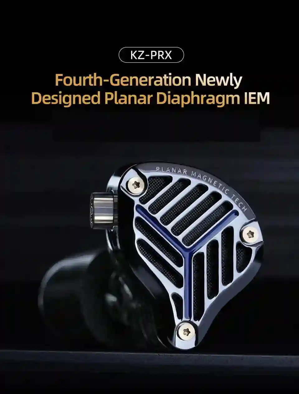 KZ PRX Planar Driver In Ear Monitor close-up