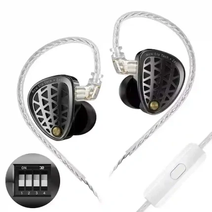 KZ Zenith IEMS with different ear tips