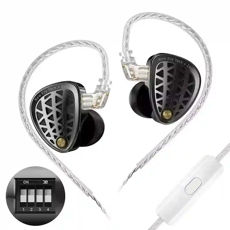 KZ Zenith IEMS with different ear tips