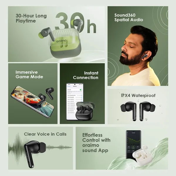 Oraimo Spacebuds Neo True Wireless Earbuds