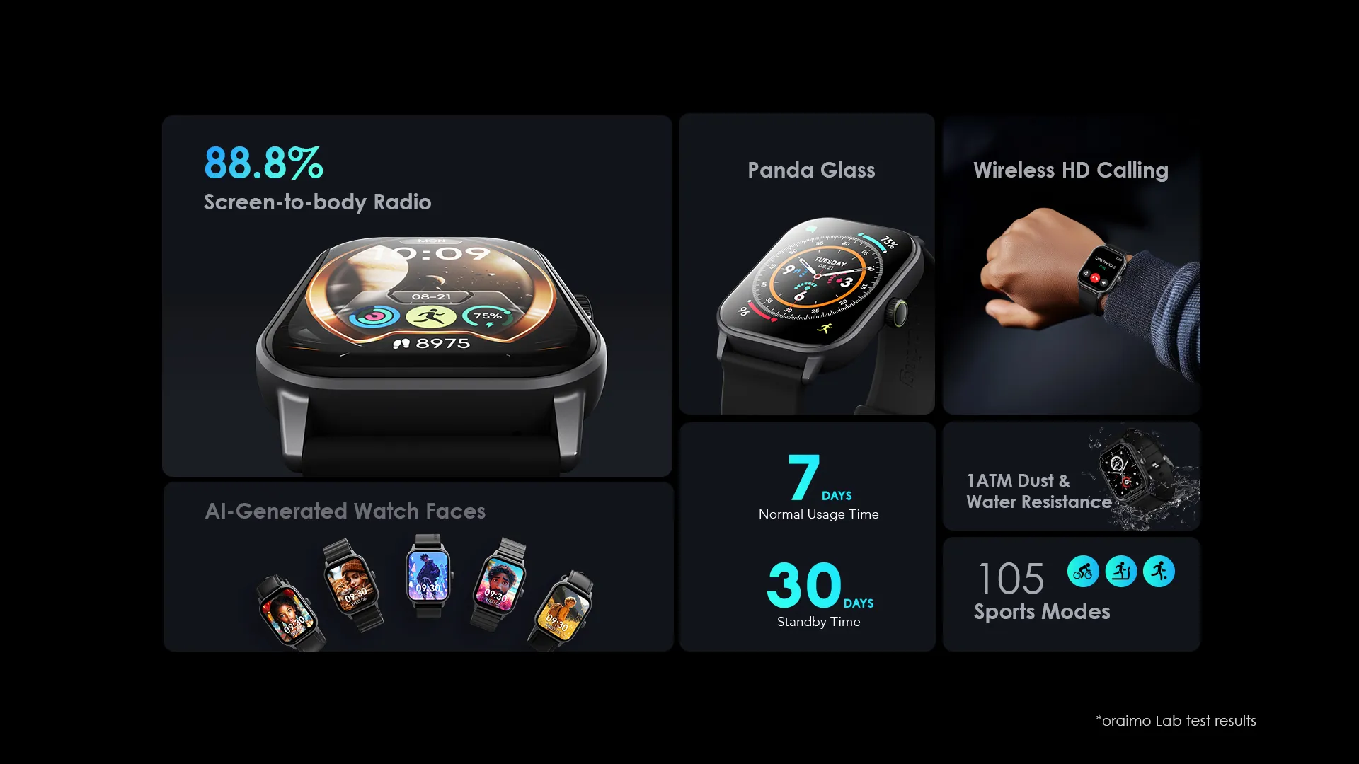 Oraimo Watch 5 Bluetooth Calling Smart Watch