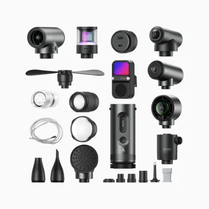 Aecooly Camping Pack CamperKit portable camping gear kit with fan light pump and power bank for outdoor adventures