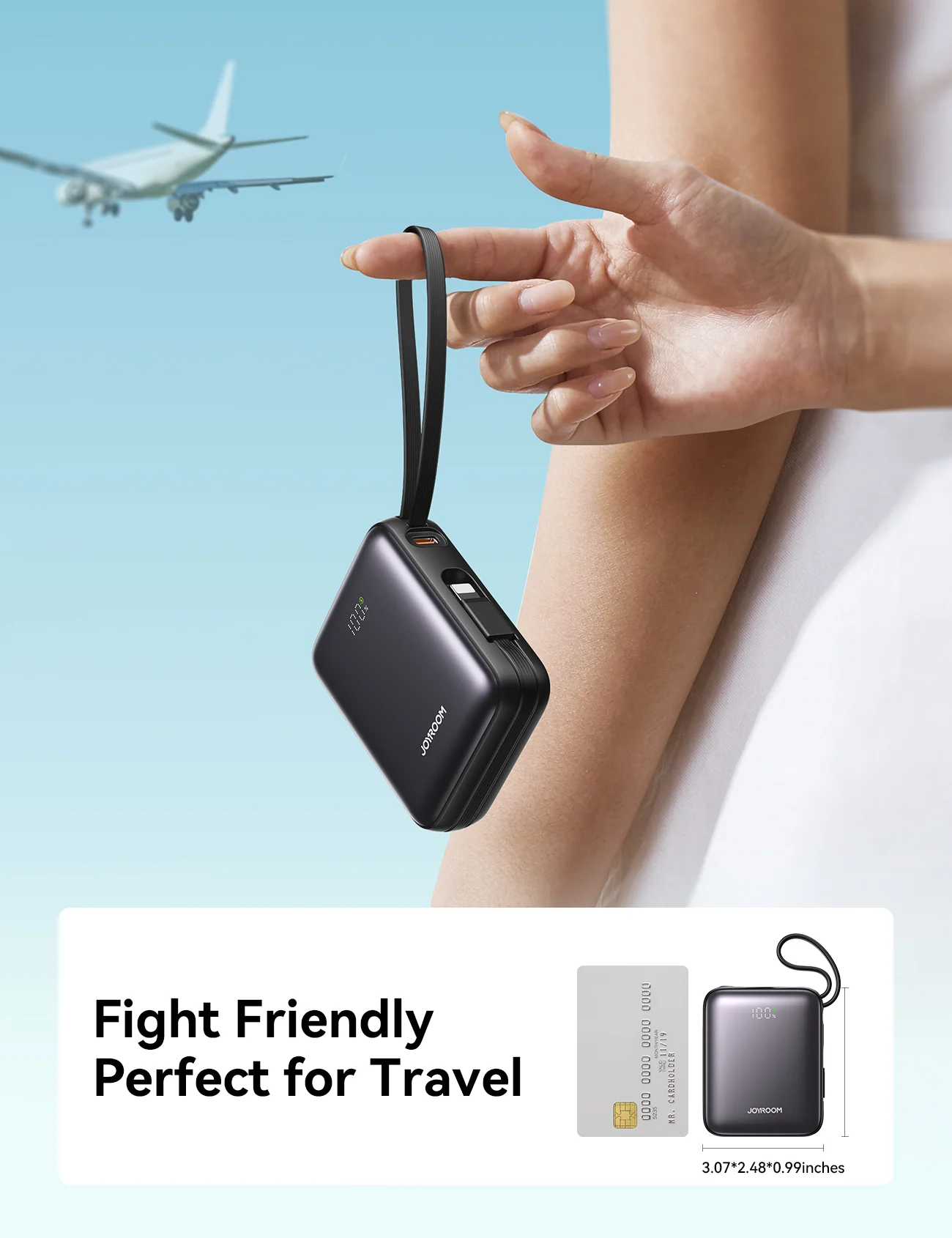 JOYROOM JR-PBF27 22.5W Mini Power Bank 10000mAh