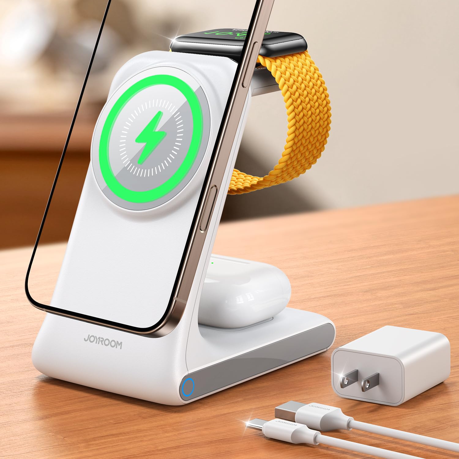 JOYROOM JR-W15 3-in-1 Wireless Charging Station