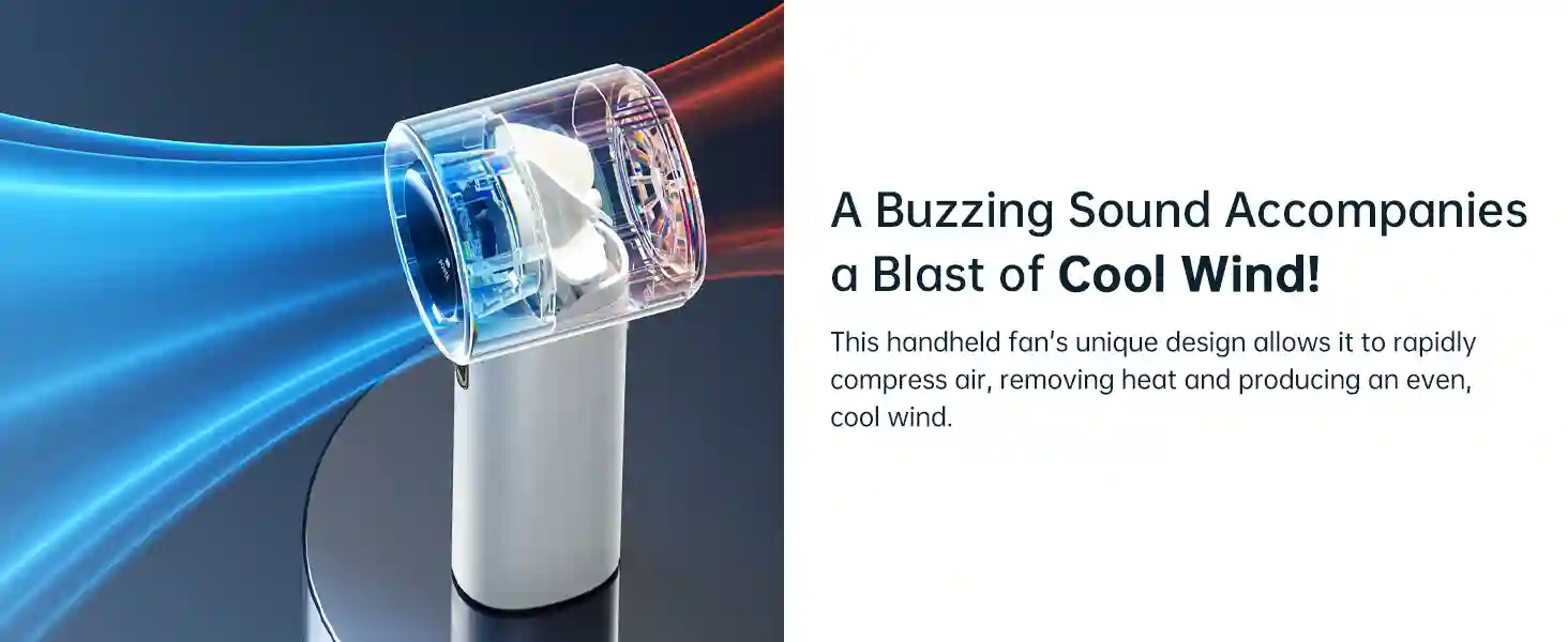 LED display showing wind level on Fan Pro1 Youth Edition