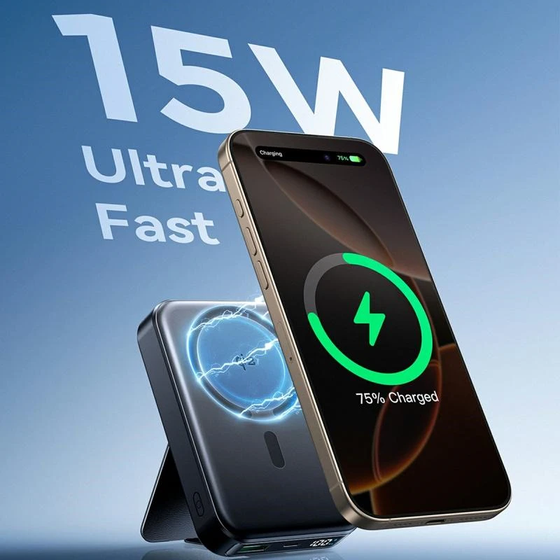 Joyroom JR-PBM11 Qi2 MagSafe Power Bank with Kickstand 10000mAh