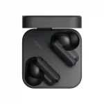 CMF Buds 2a earbuds in black color with dual-texture finish