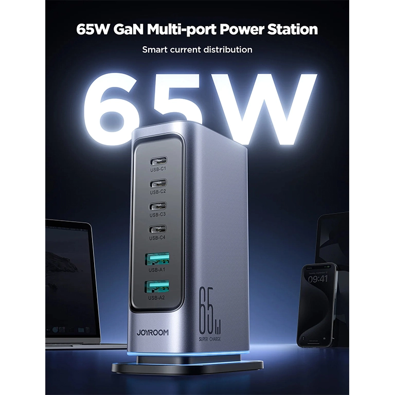 JOYROOM JR-TCM02 65W Multi-Port Charger