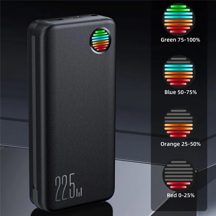 Joyroom JR-L015 22.5W 20000mAh Power Bank With Dual Cables