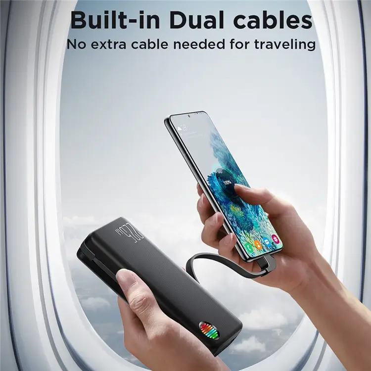 Joyroom JR-L015 22.5W 20000mAh Power Bank With Dual Cables