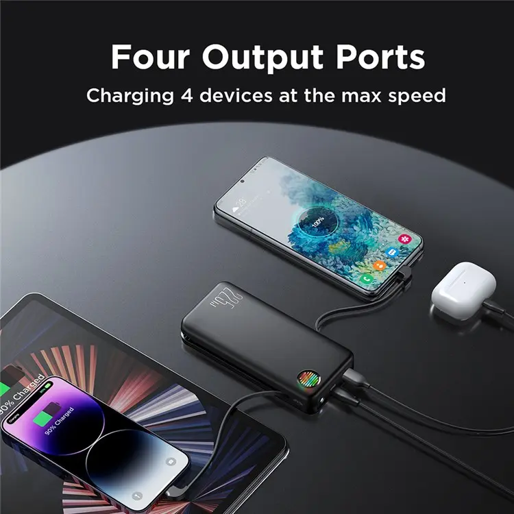 Joyroom JR-L015 22.5W 20000mAh Power Bank With Dual Cables