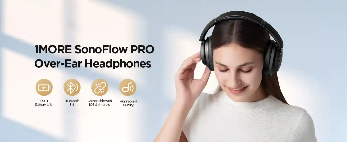 1MORE SonoFlow Pro HQ51 premium wireless headphones
