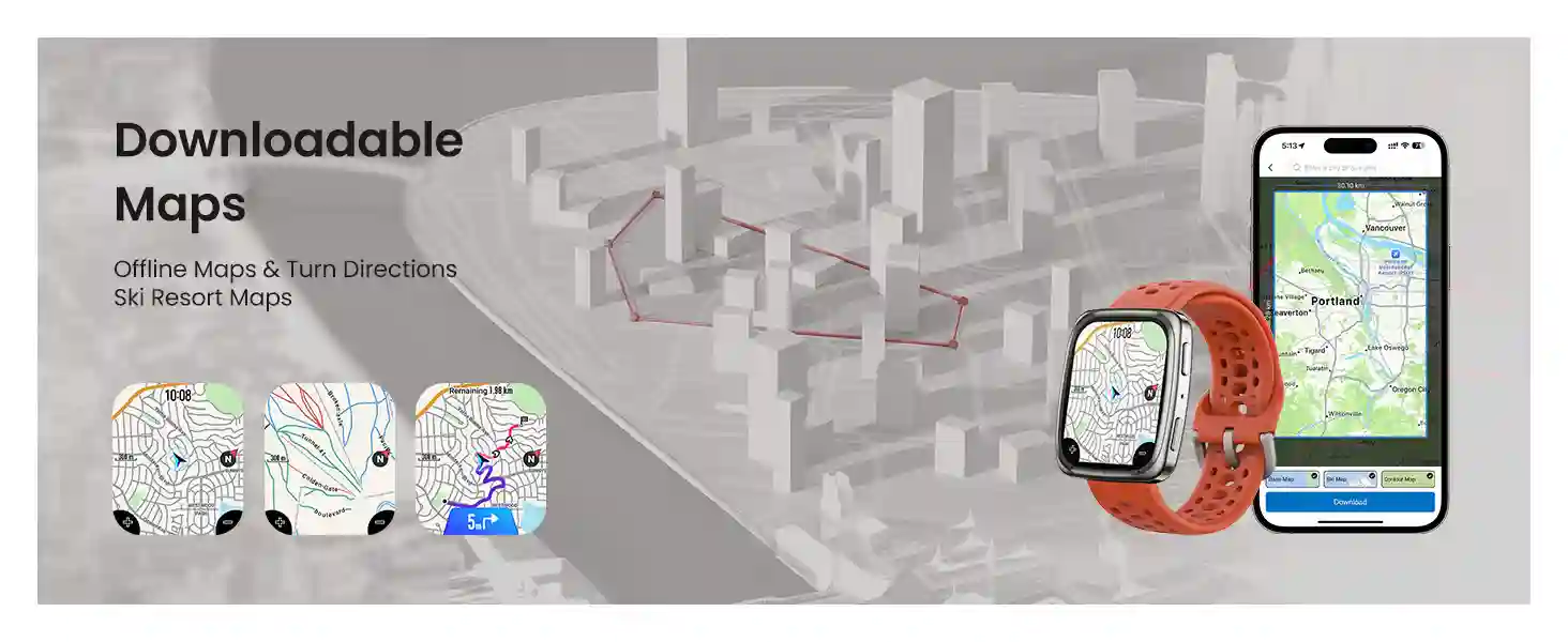 amazfit active 2 square with built-in Zepp coach and AI workout plans