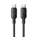 Baseus Silky Type-C to Type-C Fast Charging Cable 100W – Ultra-durable nylon braided USB-C cable