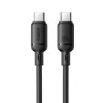 Baseus Silky Type-C to Type-C Fast Charging Cable 100W – Ultra-durable nylon braided USB-C cable