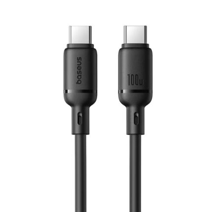 Baseus Silky Type-C to Type-C Fast Charging Cable 100W – Ultra-durable nylon braided USB-C cable