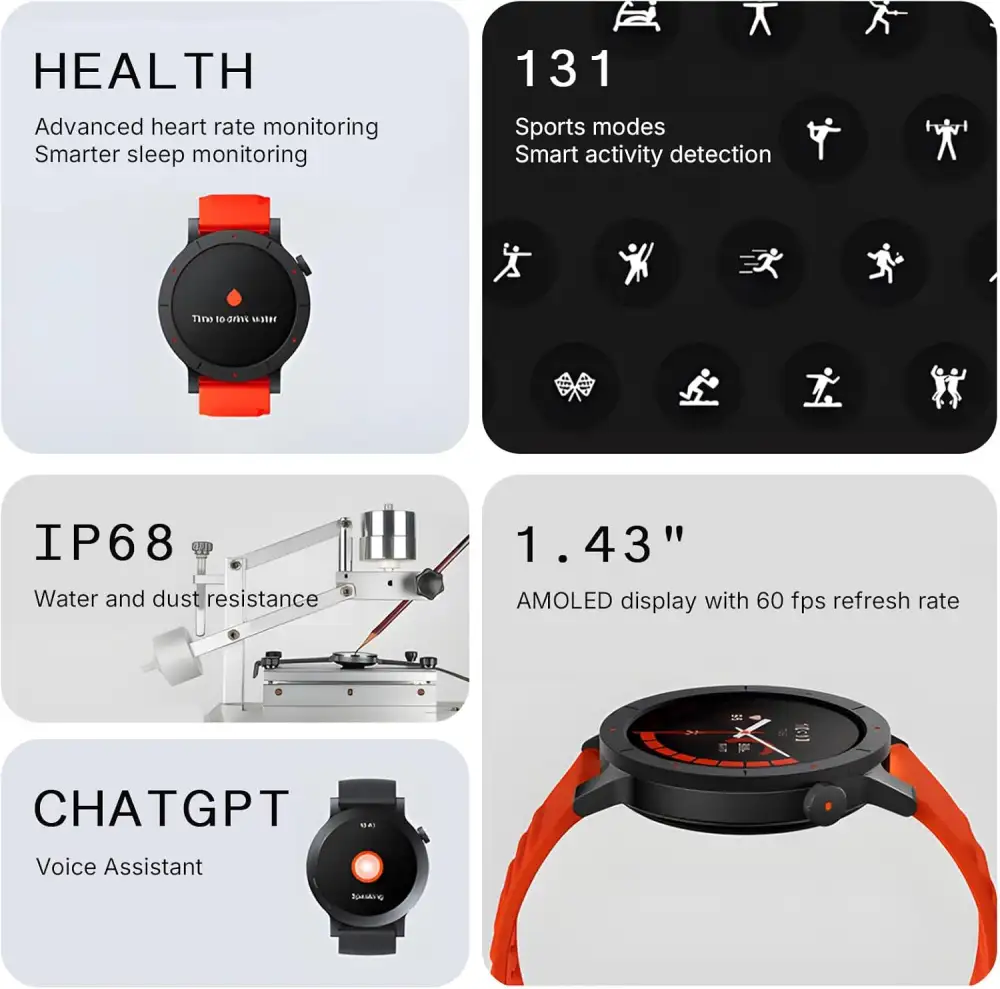 CMF Watch 3 Pro Smart Watch by Nothing AMOLED display