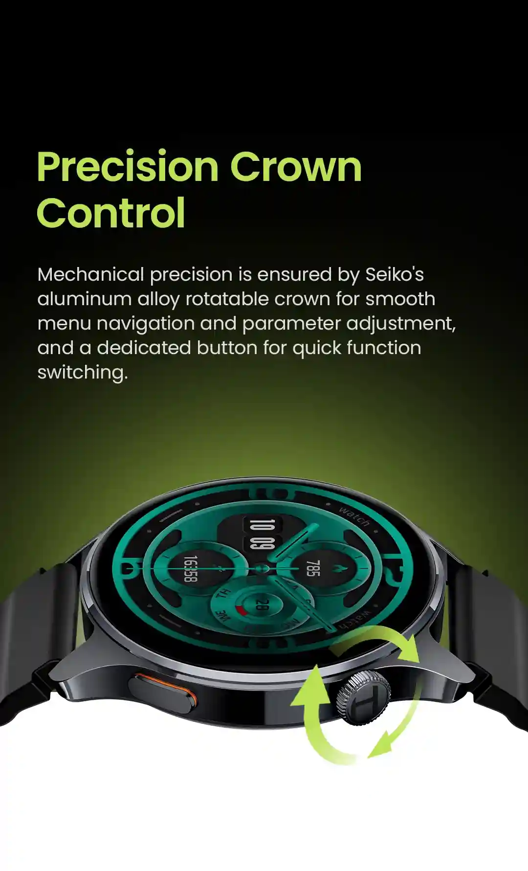 HAYLOU Watch 4S GPS Smartwatch with 200+ Watch Faces