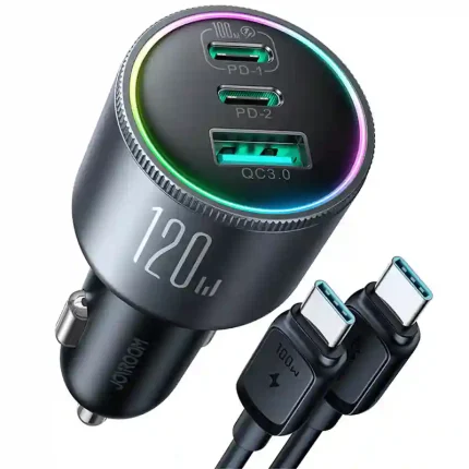 JOYROOM JR-CCN07 120W Car Charger front view
