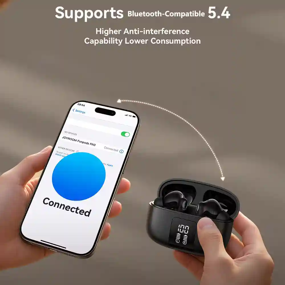 JOYROOM JR-FN3 ANC earbuds with 13mm drivers