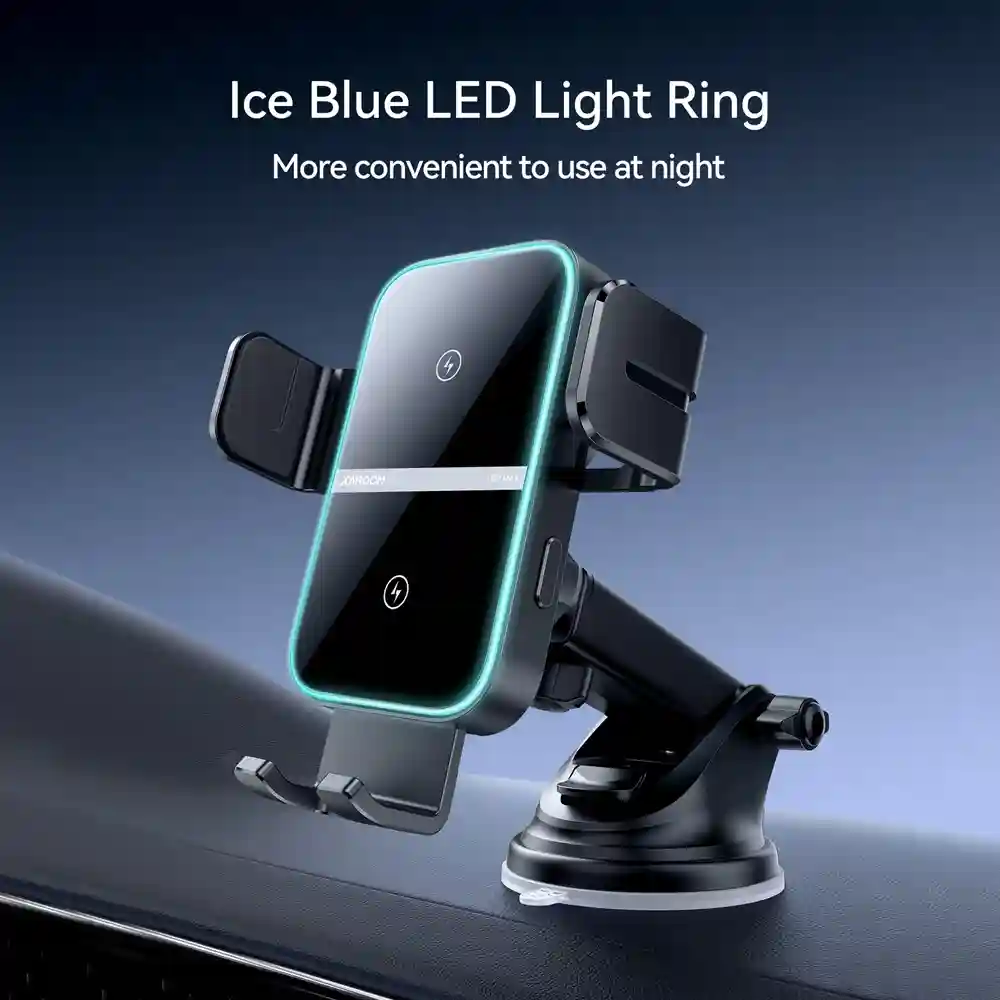 JOYROOM JR-ZS246 Qi Dual-Coil 15W Wireless Car Charger Holder