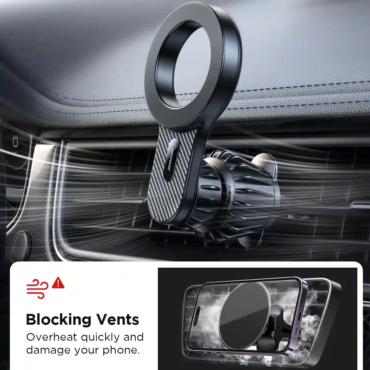 JOYROOM JR-ZS355 Magnetic Car Phone Mount air vent holder