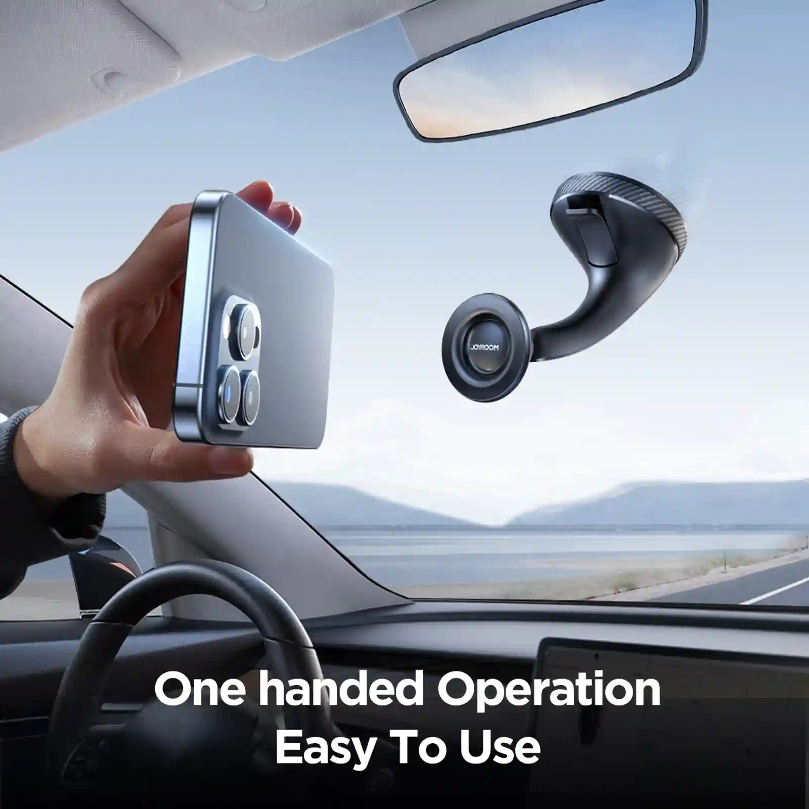 JOYROOM JR-ZS406 magnetic phone holder in car