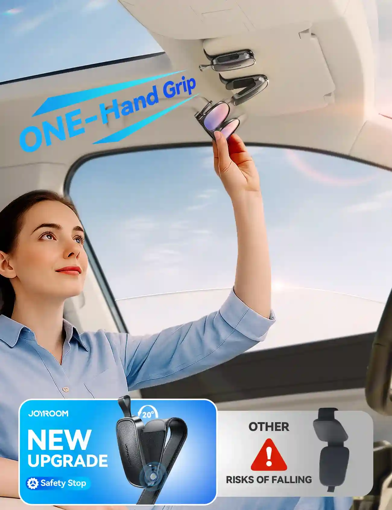 JOYROOM JR-ZS511 magnetic car visor clip for eyewear