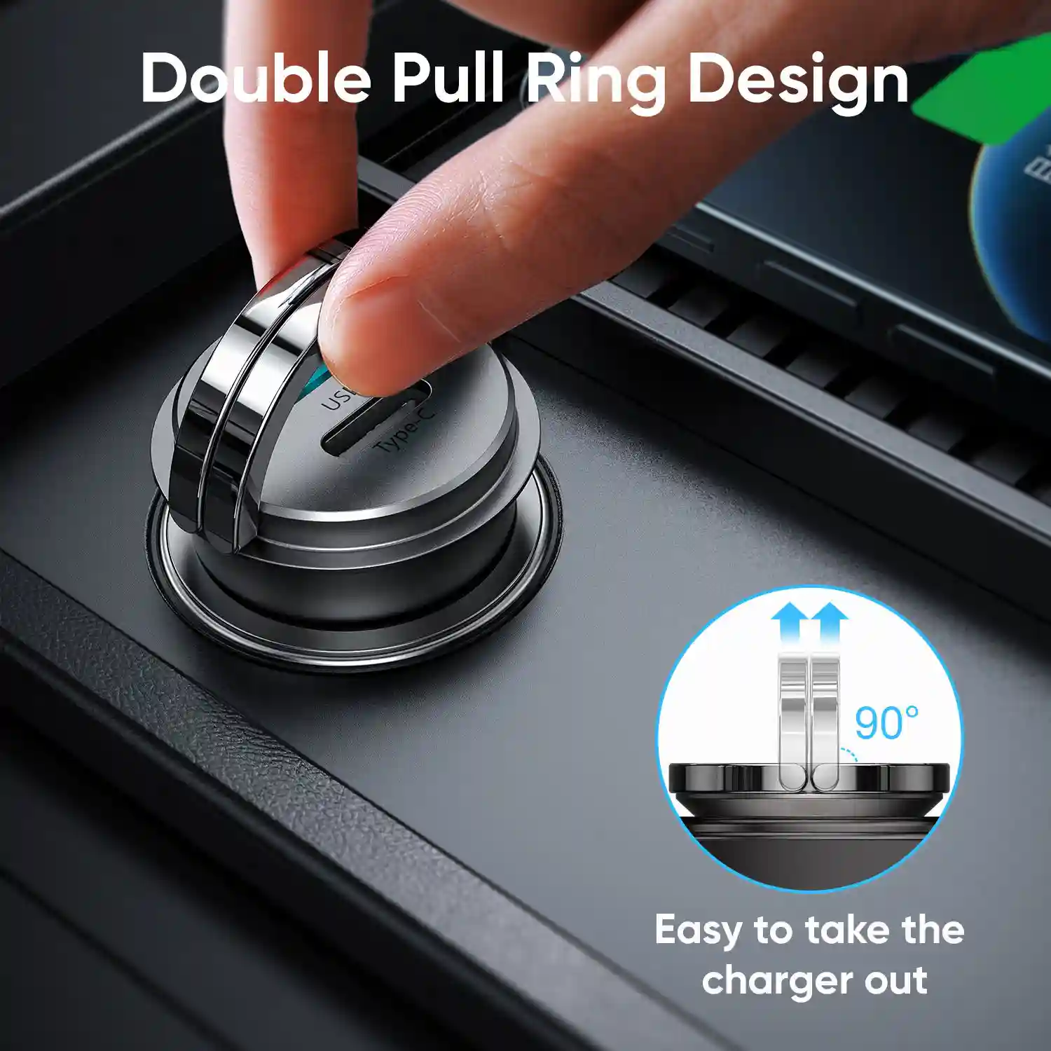 Joyroom C-A35 universal car charger 45W