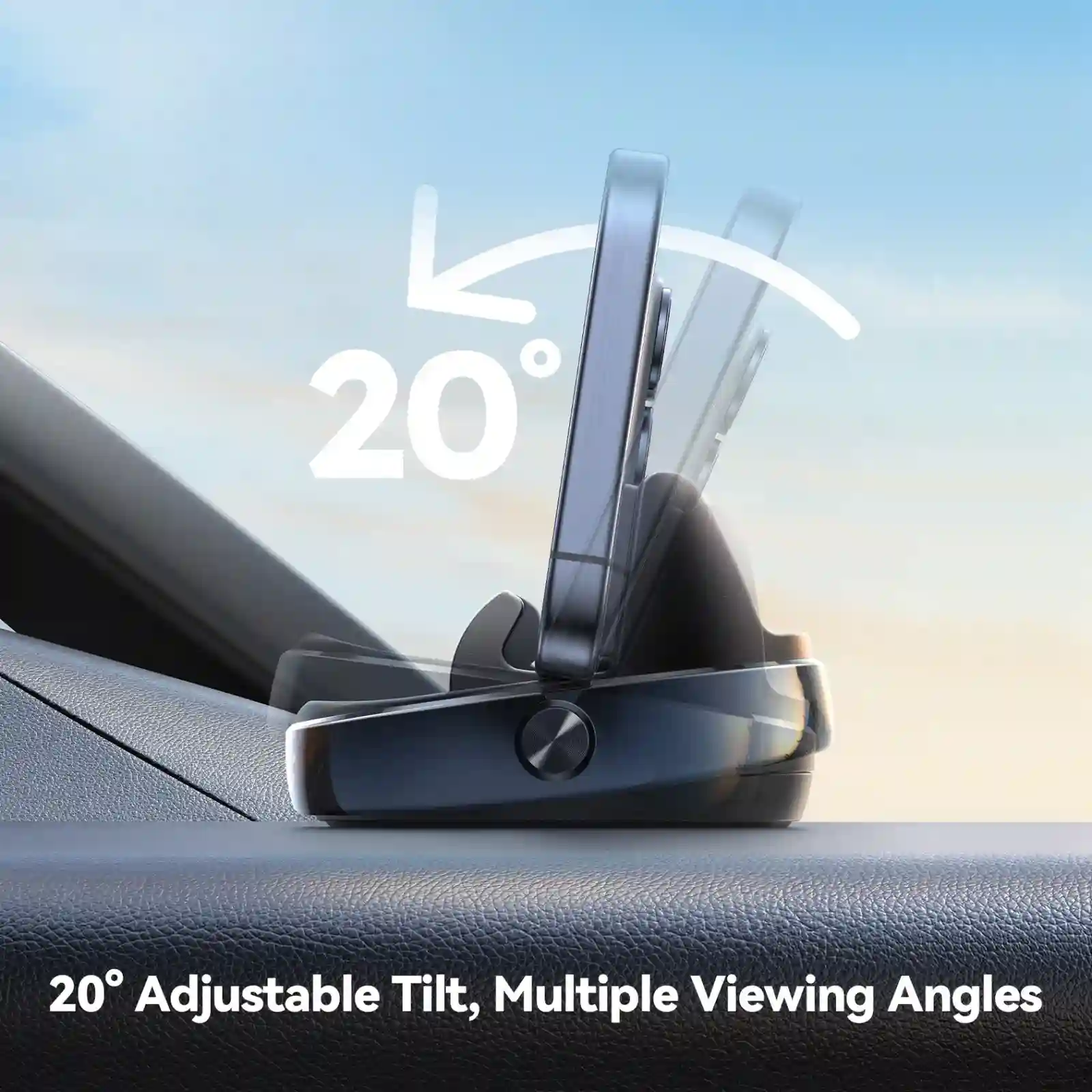 Joyroom JR-ZS330 Car Phone Holder mounted on a car dashboard