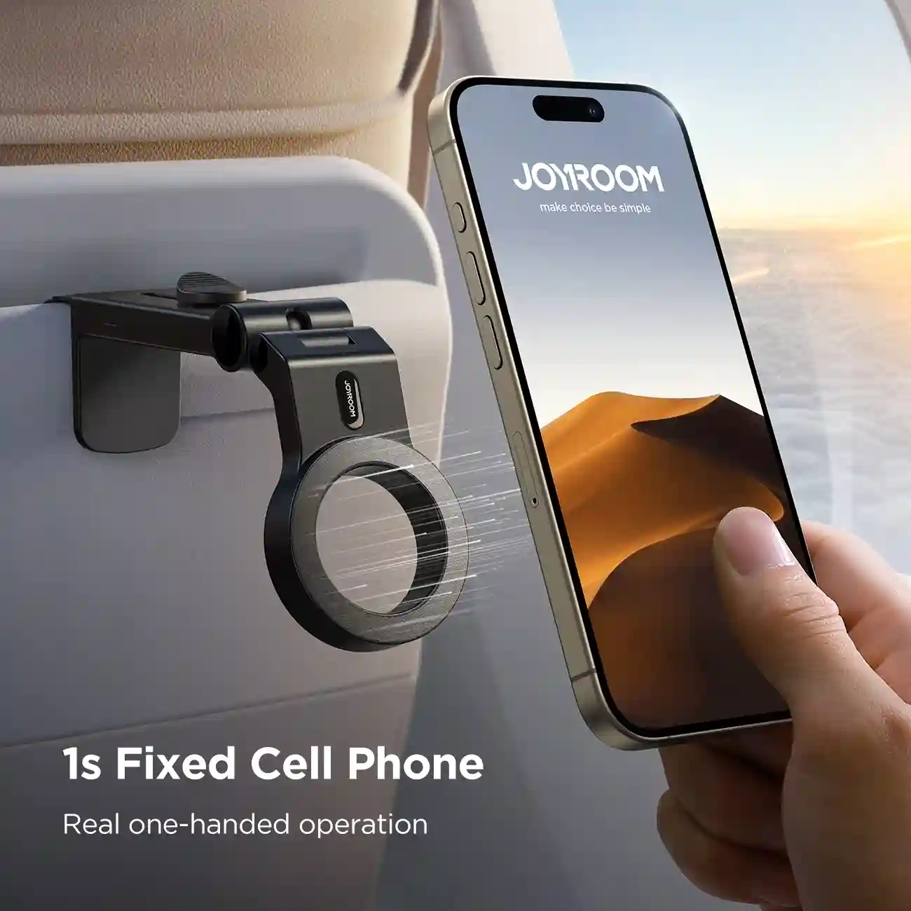 Joyroom JR-ZS365 Magnetic Travel Phone Holder compact design