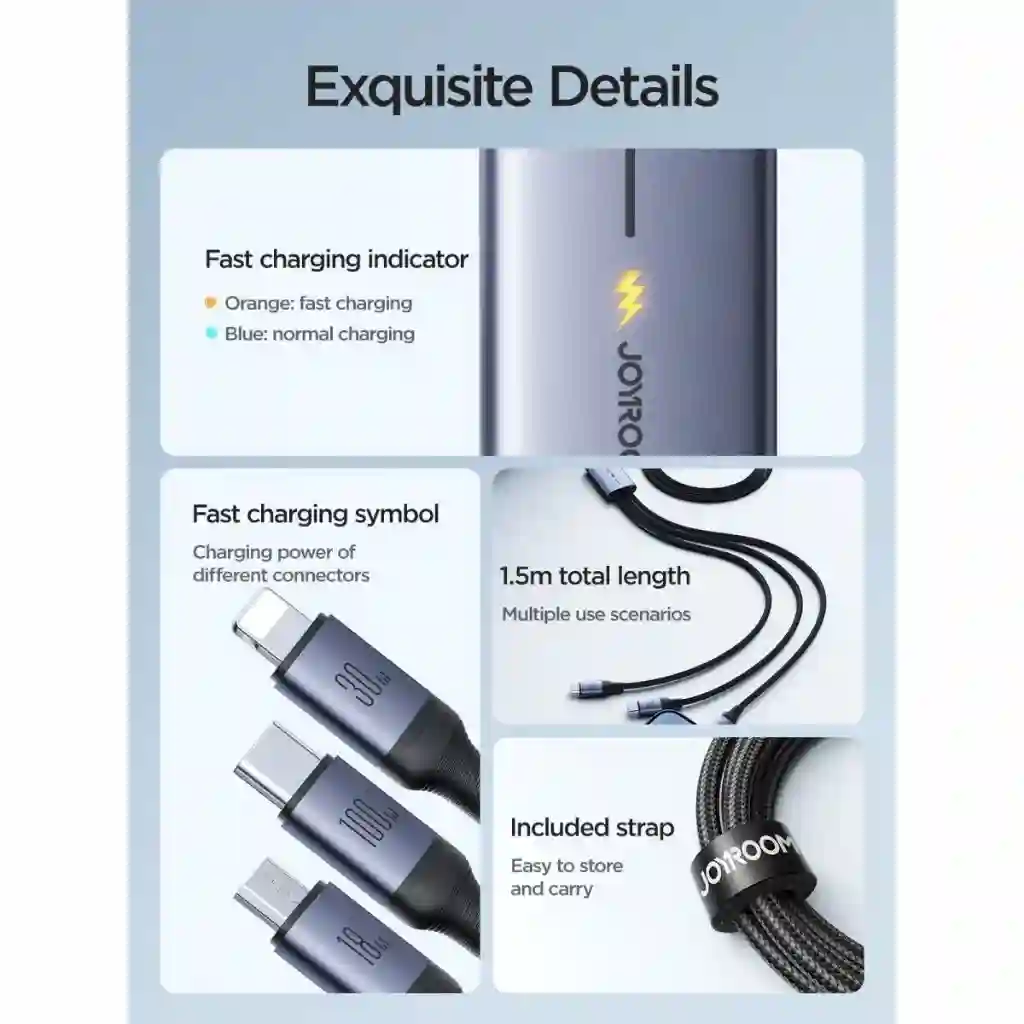 Joyroom Speedy Series cable charging multiple devices