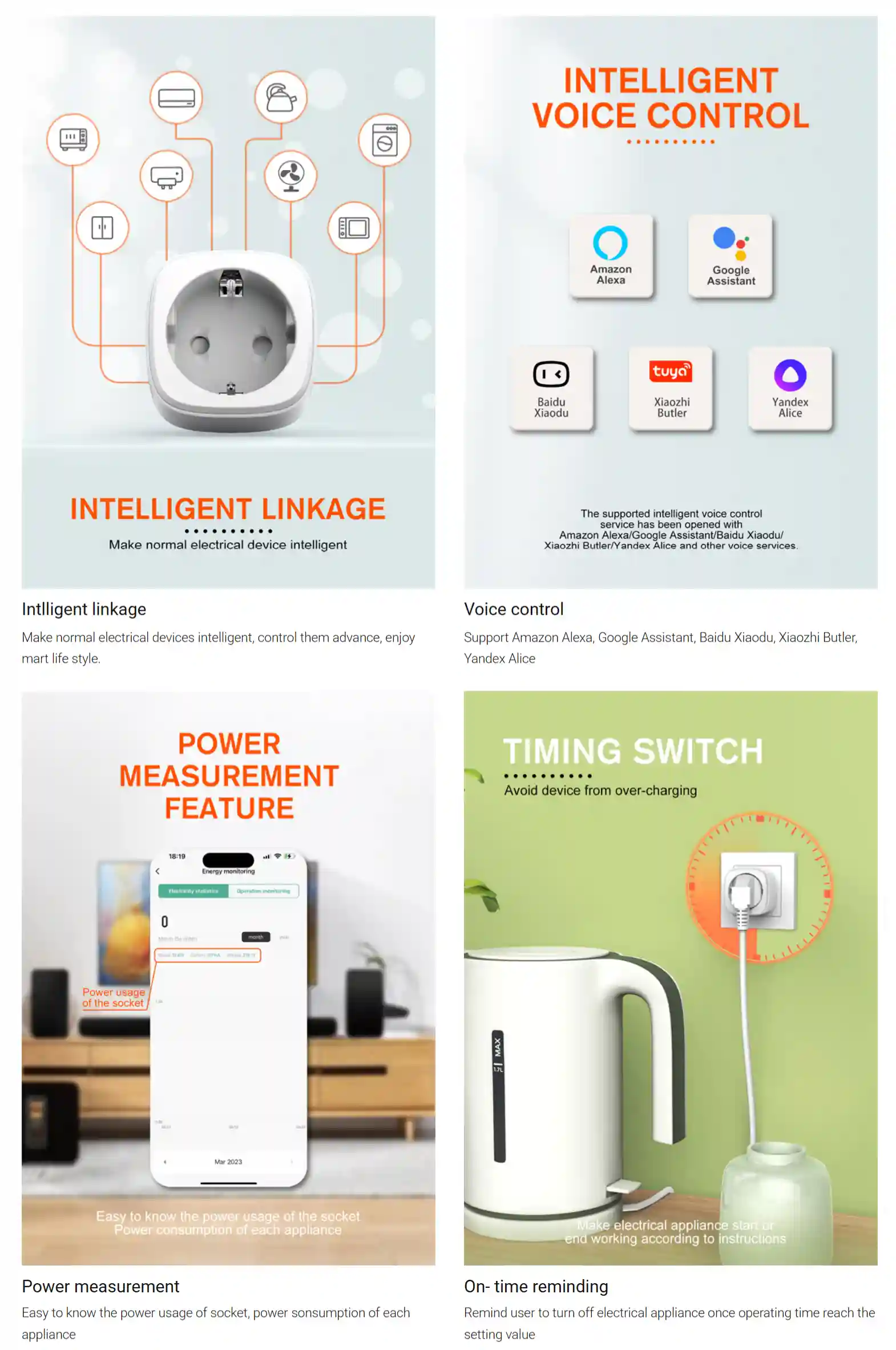 LDNIO SEW1080 EU plug smart socket
