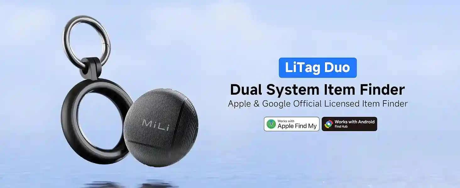 MiLi LiTag Duo dual system tracker for iOS and Android