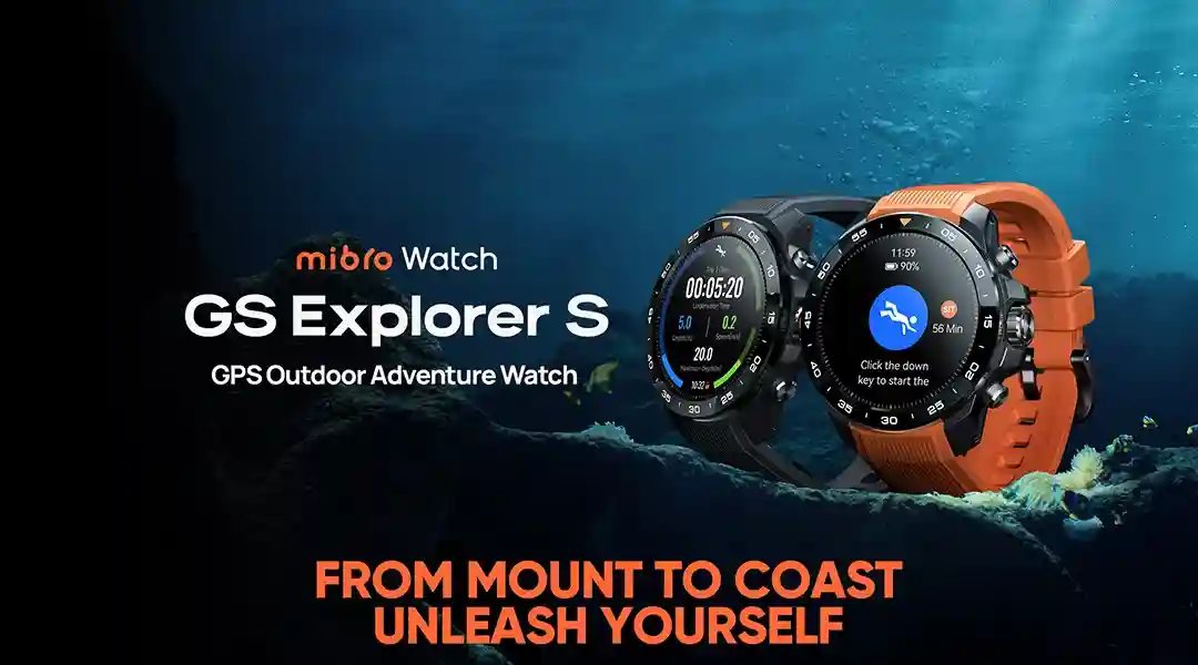 Mibro GS Explorer S smartwatch ceramic bezel design