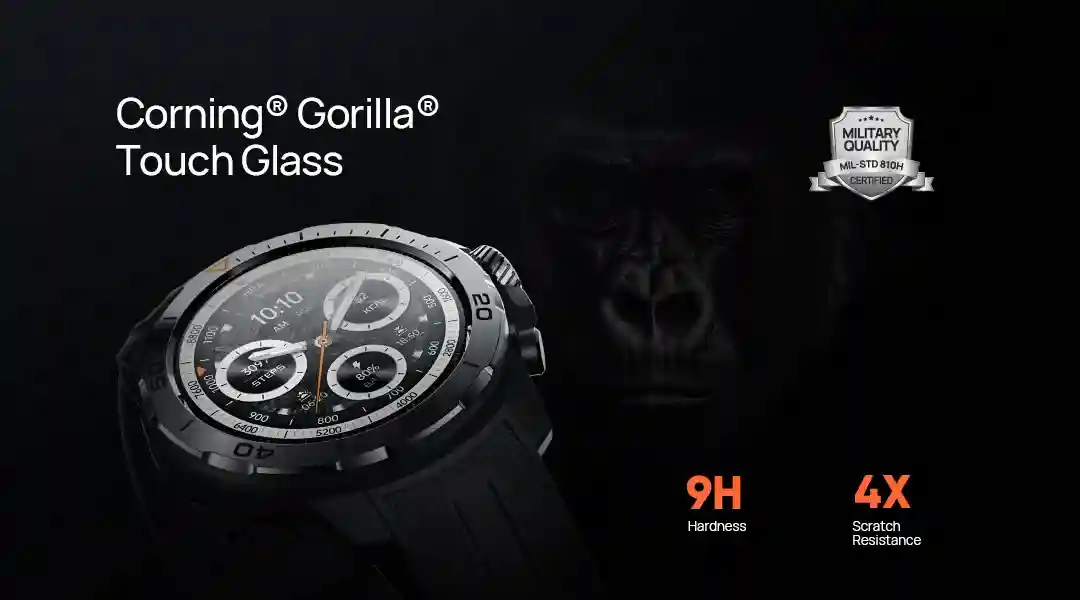 Mibro GS Explorer AMOLED UHD screen in sunlight