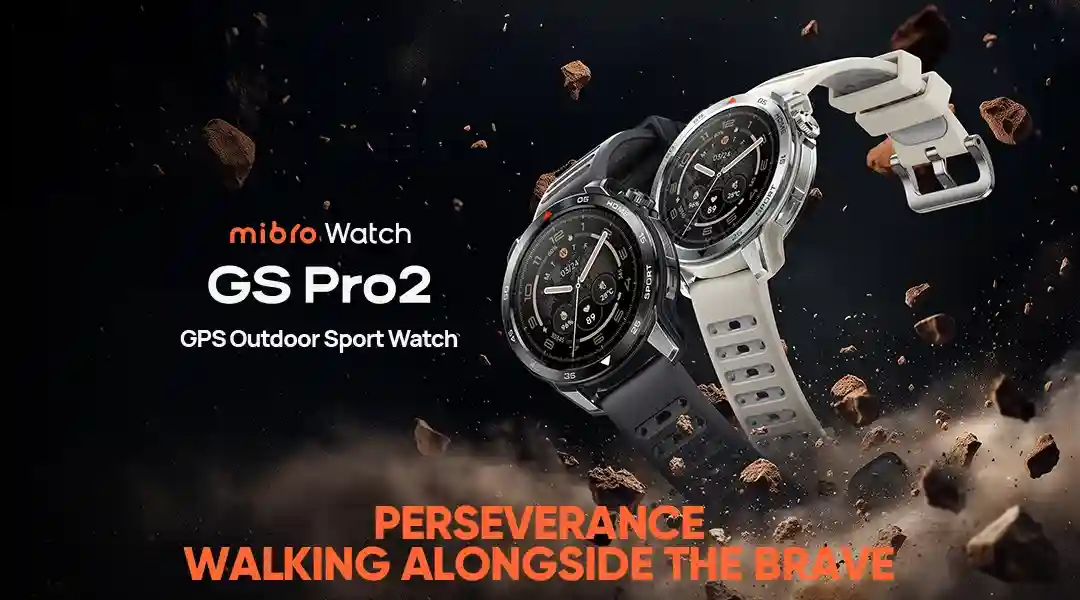Mibro GS Pro2 AMOLED smartwatch front view