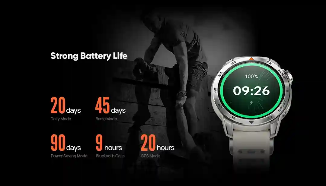 Mibro GS Pro2 smartwatch display in sunlight