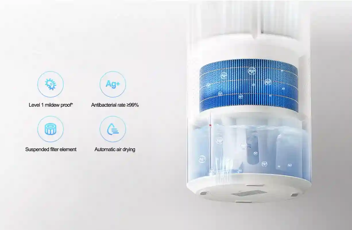 Mijia Mistless Humidifier antibacterial feature