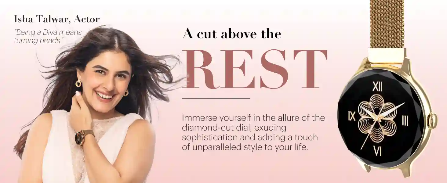 noisefit diva smartwatch sleek and stylish wearable