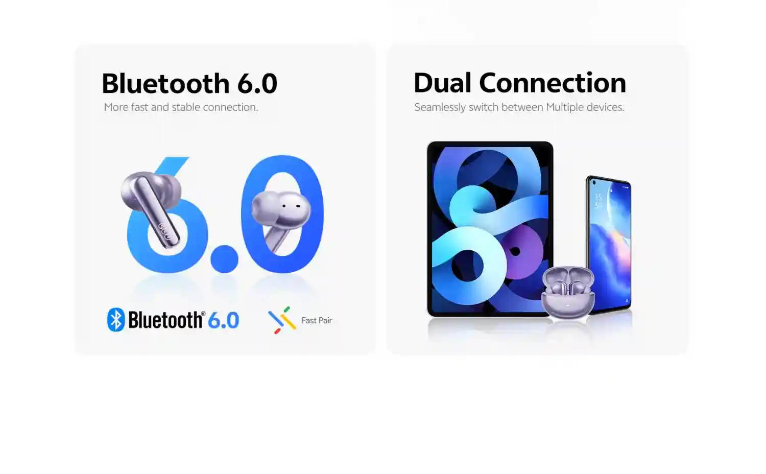 QCY MeloBuds N70 adaptive ANC wireless earphones