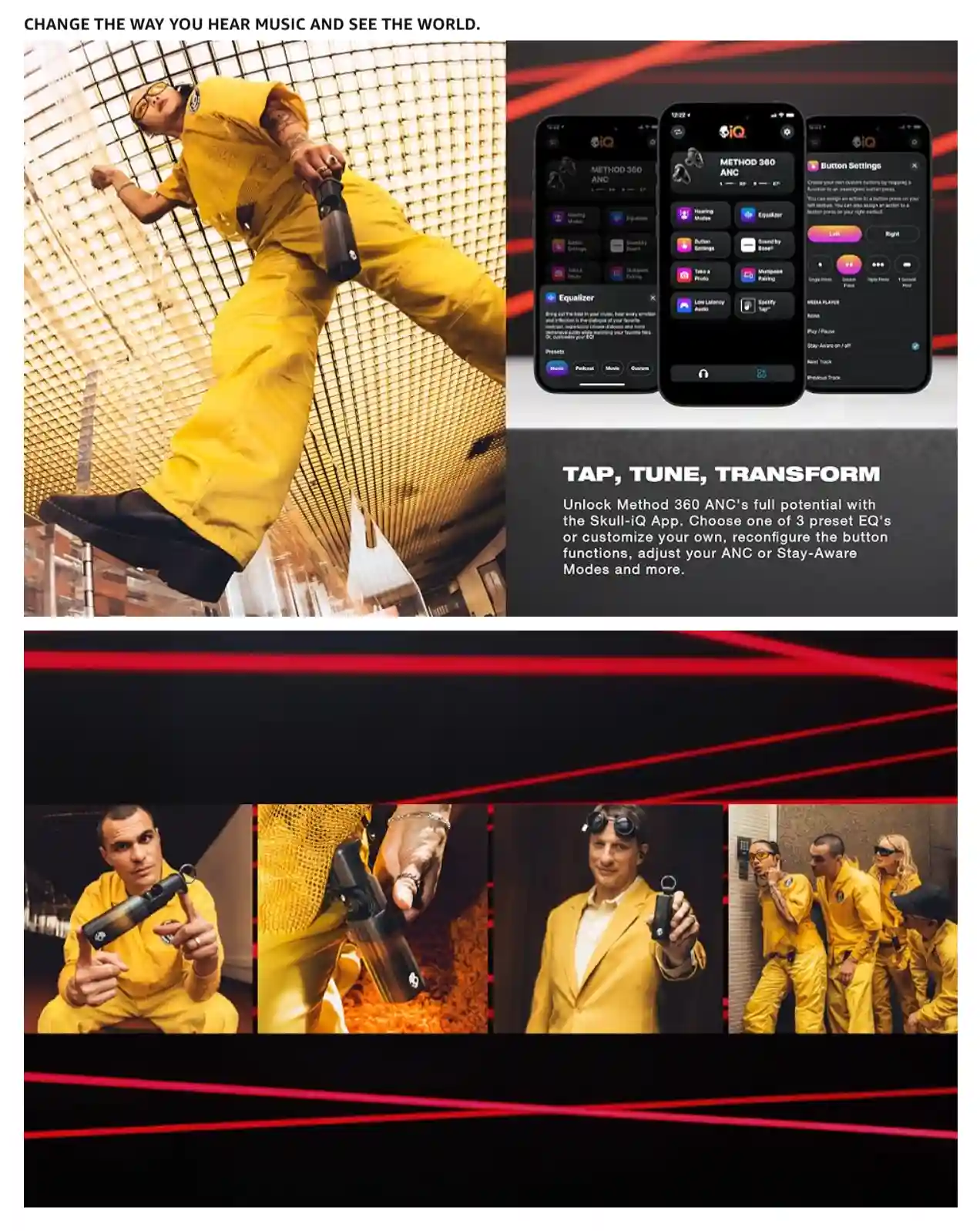 Skullcandy Method 360 ANC with adjustable noise cancelling