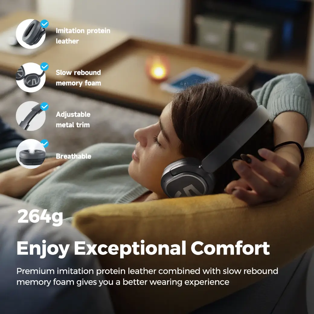 Soundpeats A8 ANC Over Headphone HiRes Audio