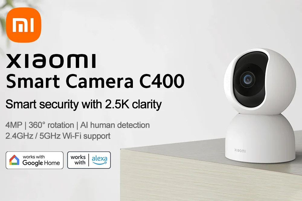Xiaomi C400 Smart Camera 2.5K home security system