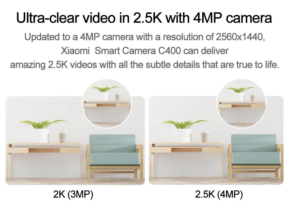 Xiaomi C400 Smart Camera infrared night vision